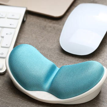 OEM 3D Wrist Rest Silica Gel Hand Pillow Memory Foam Mouse Pad Anti-skid Mouse pad Healthy Pad