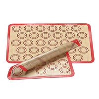 Custom Non Stick Rolling Silicone Baking Mats Pastry Sheet Mat With Measurements