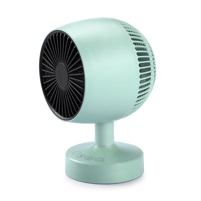Electric Fan Heater with Portable Design 3 Gear Power 2 In 1 Both Cold & Hot Warm Wind Shakable Mode 420W Power