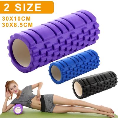 Yoga Column Fitness Pilates Yoga Foam 2 Sizes Gym Training Roller Blocks Grid PVAMassage Trigger Point Therapy Physio Exercise