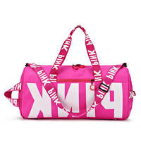 Pink Duffle Gym Sport Bag