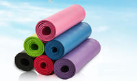 NBR Yoga Mat with Free Carry Rope Non-slip Pilates Mat