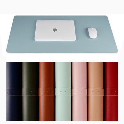 Large PVC Leather Felt Base Desk Mouse Pad Protector Non-slip Writing Gamer Mat