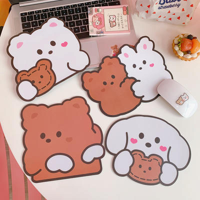 lovely kawaii Cute Bear Bunny Puppy Mouse Pad Desk Mat Mouse Pads