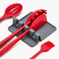 Kitchen utensils Accessories Silicone Spoon Holder Placemat Utensil Rest Spatula Pad