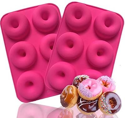 Diy Round Donut Cake Mould Resin Silicone Molds Baking Pan