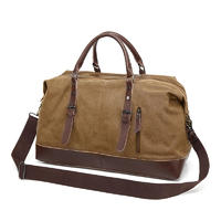 Custom Logo Canvas Duffel Travel Bags Luggage Men Durable Travel Handbag Duffle Bags