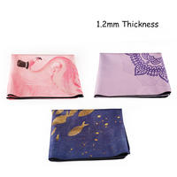 Yoga Mat Blanket Print Quick Dry Foldable Yoga Towel Fitness Portable Towel for Yoga